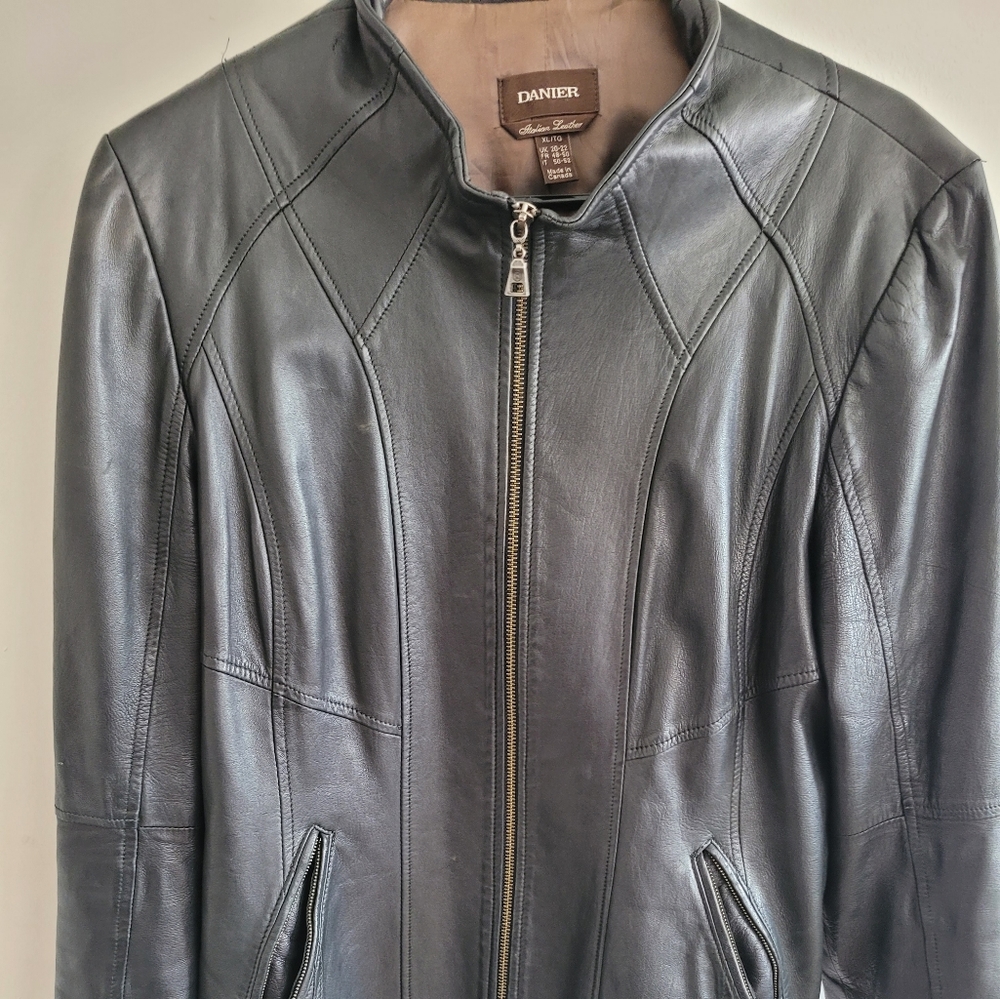 Leather jacket